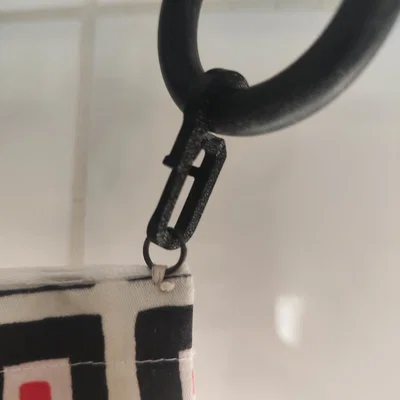 Móc treo rèm (Curtainhook) 9,7mm bền đẹp, in 3D dễ dàng