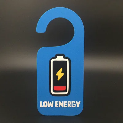 Mô hình biển báo "Do Not Disturb Battery"