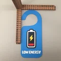 Mô hình biển báo "Do Not Disturb Battery" - Thumbnail 2