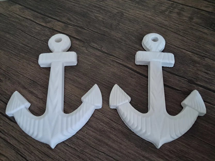 Mô hình mỏ neo biển Anchor Textured in 3D đẹp mắt - Image 1