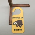 Bảng hiệu Do Not Disturb - Chú lười (Sloth) - Thumbnail 2