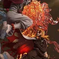 Mô hình 3D Rengoku đối đầu Akaza (Demon Slayer) chất lượng cao - Thumbnail 4