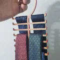 Móc treo cà vạt dọc (Vertical Tie Hanger) tiết kiệm không gian - Thumbnail 1