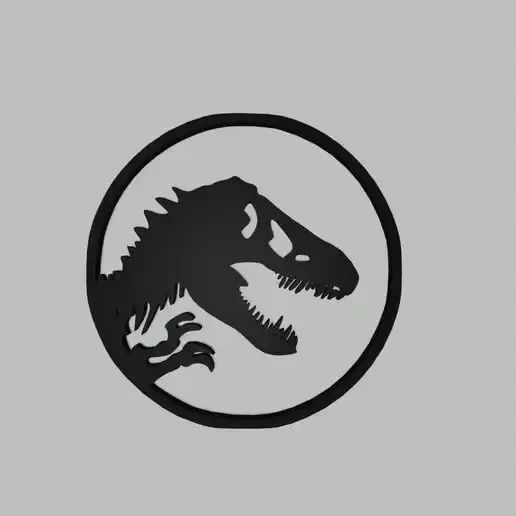 Mô hình trang trí treo tường Jurassic Park cho fan khủng long - Image 1