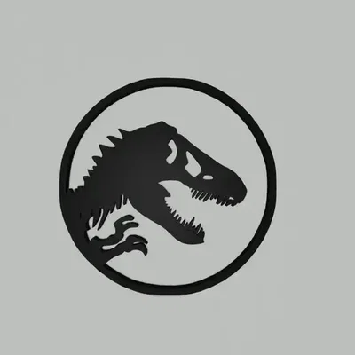 Mô hình trang trí treo tường Jurassic Park cho fan khủng long