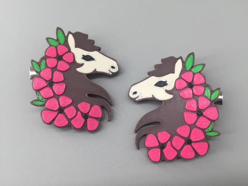 Kẹp Tóc Hình Ngựa (Horse Barrettes) - Image 1