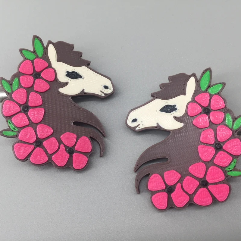 Kẹp Tóc Hình Ngựa (Horse Barrettes)