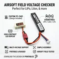Thiết bị đo điện áp pin cầm tay nhỏ gọn cho Airsoft (LiPo/Li-Ion) - Thumbnail 1