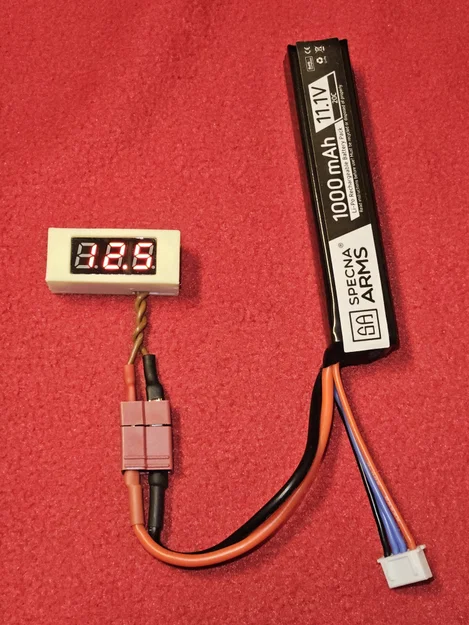 Thiết bị đo điện áp pin cầm tay nhỏ gọn cho Airsoft (LiPo/Li-Ion) - Image 2