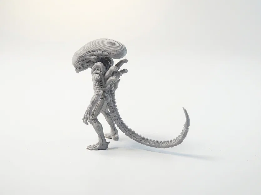 Mô hình 3D Xenomorph Alien - Nhân vật kinh điển trong phim - Image 4