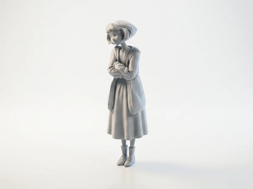 Mô hình 3D Amélie Poulain - Tượng nhân vật phim điện ảnh - Image 1