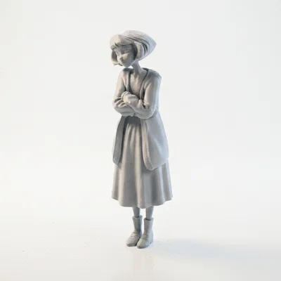 Mô hình 3D Amélie Poulain - Tượng nhân vật phim điện ảnh