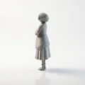 Mô hình 3D Amélie Poulain - Tượng nhân vật phim điện ảnh - Thumbnail 4