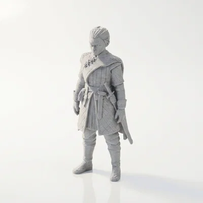 Mô hình 3D Arya Stark trong Game of Thrones có thể in ấn