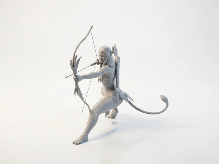 Mô hình 3D Elf Archer - Chiến binh cung thủ giả tưởng tinh xảo - Image 1