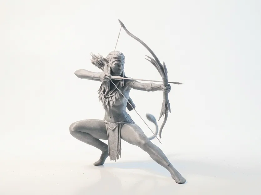 Mô hình 3D Elf Archer - Chiến binh cung thủ giả tưởng tinh xảo - Image 2