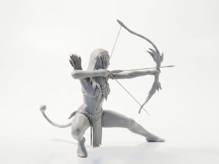 Mô hình 3D Elf Archer - Chiến binh cung thủ giả tưởng tinh xảo - Image 3