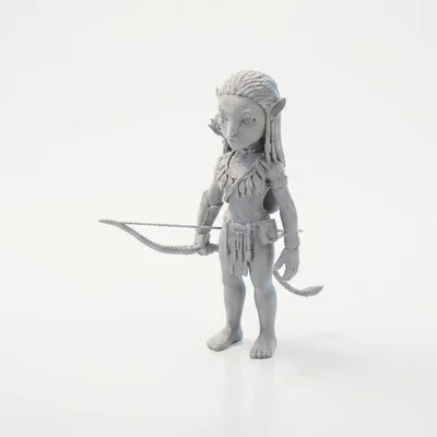 Mô hình 3D Avatar Zoe Saldana – Tượng in 3D chủ đề phim ảnh