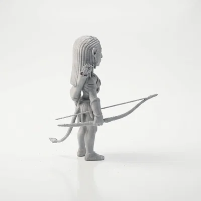Mô hình 3D Avatar Zoe Saldana – Tượng in 3D chủ đề phim ảnh