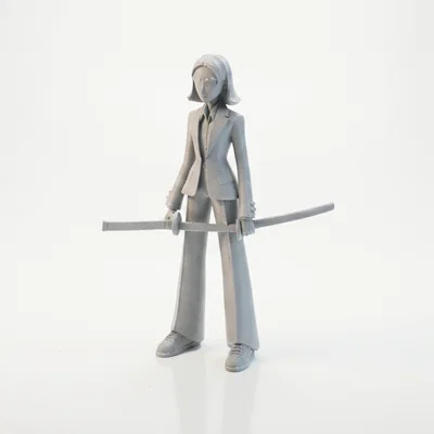 Mô hình 3D Beatrix Kiddo Kill Bill in ấn sắc nét