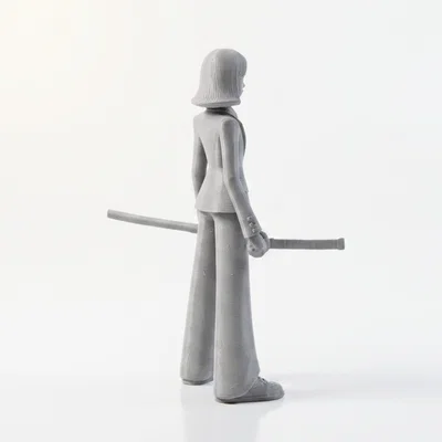 Mô hình 3D Beatrix Kiddo Kill Bill in ấn sắc nét