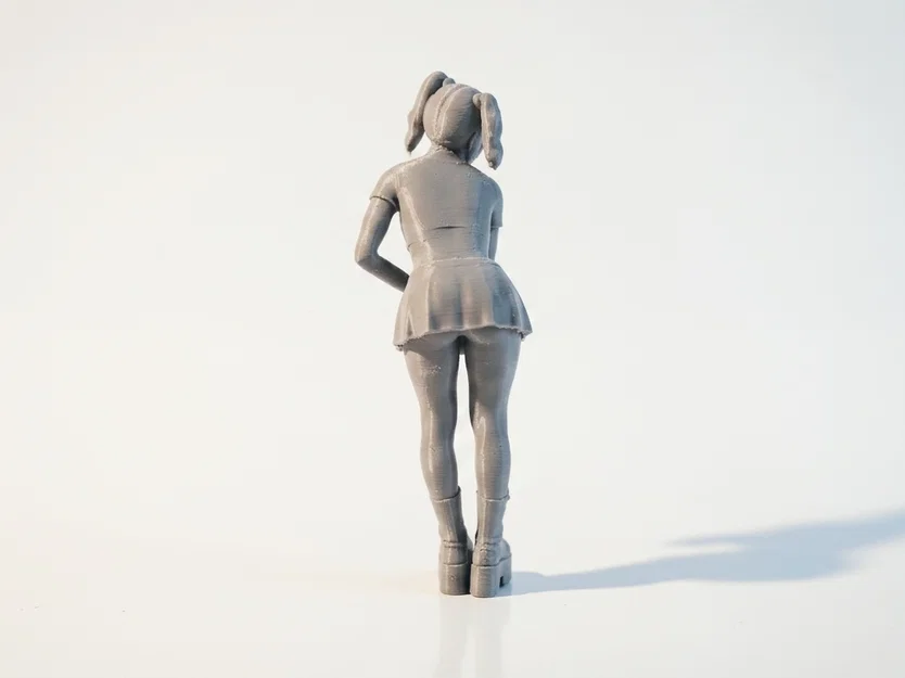 Mô hình Gothic Girl phong cách cá tính - File 3D in ấn chi tiết - Image 3