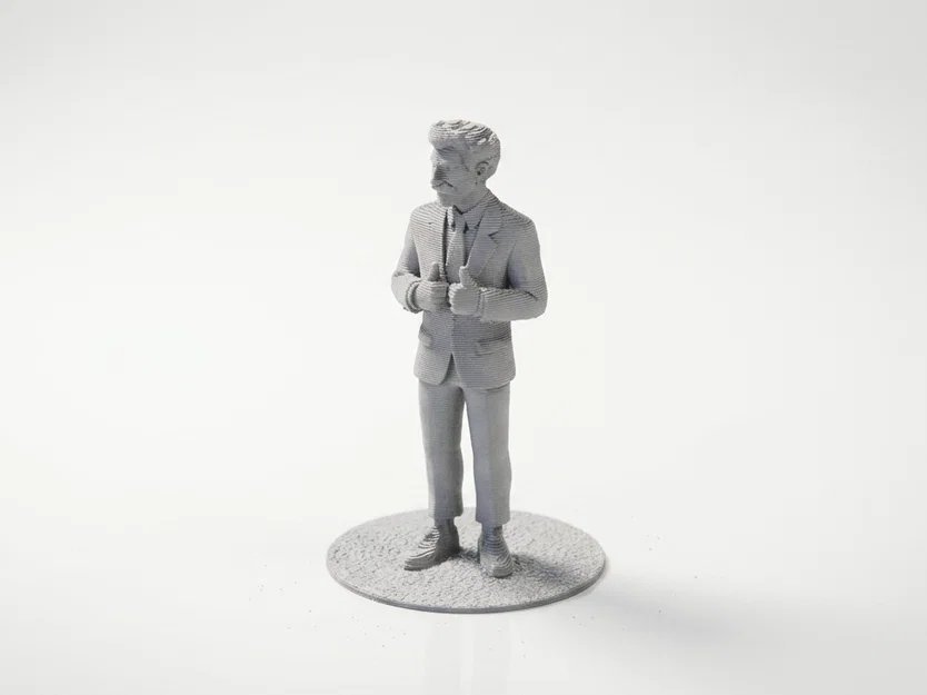 Mô hình 3D nhân vật Borat - Nhân vật phim hài kinh điển - Image 1
