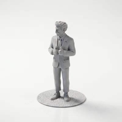 Mô hình 3D nhân vật Borat - Nhân vật phim hài kinh điển