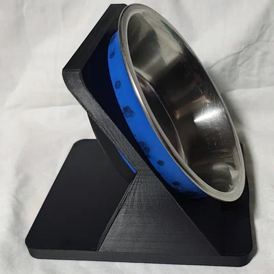 Giá đỡ bát ăn nghiêng cho thú cưng - Bát nhỏ (120mm)