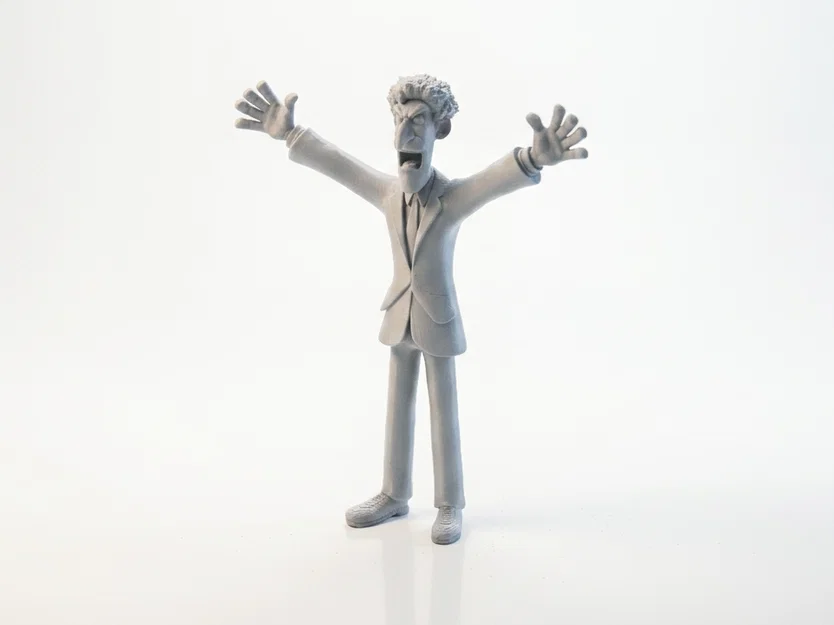Mô hình Borat Figurine - Tượng 3D sưu tầm phong cách hài hước - Image 1