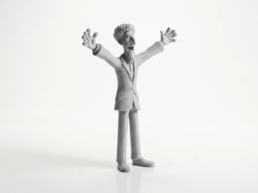 Mô hình Borat Figurine - Tượng 3D sưu tầm phong cách hài hước - Image 2