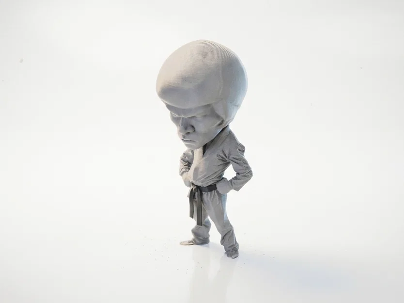 Mô hình 3D Bruce Lee - Tượng huyền thoại võ thuật để bàn - Image 1