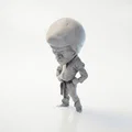 Mô hình 3D Bruce Lee - Tượng huyền thoại võ thuật để bàn - Thumbnail 1