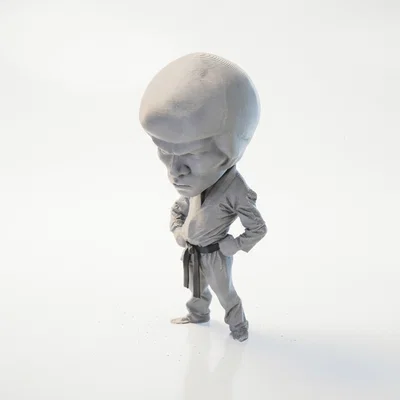 Mô hình 3D Bruce Lee - Tượng huyền thoại võ thuật để bàn