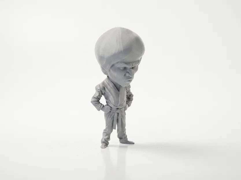 Mô hình 3D Bruce Lee - Tượng huyền thoại võ thuật để bàn - Image 2