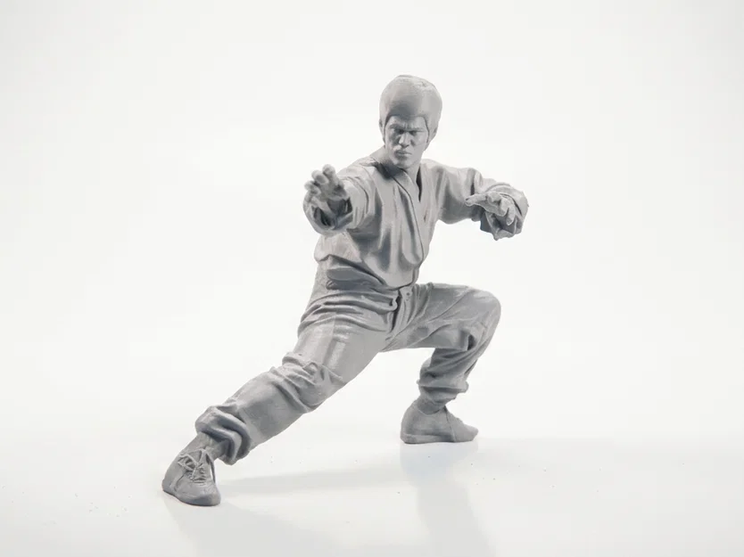 Mô hình 3D Bruce Lee - Võ sĩ huyền thoại in ấn được - Image 2