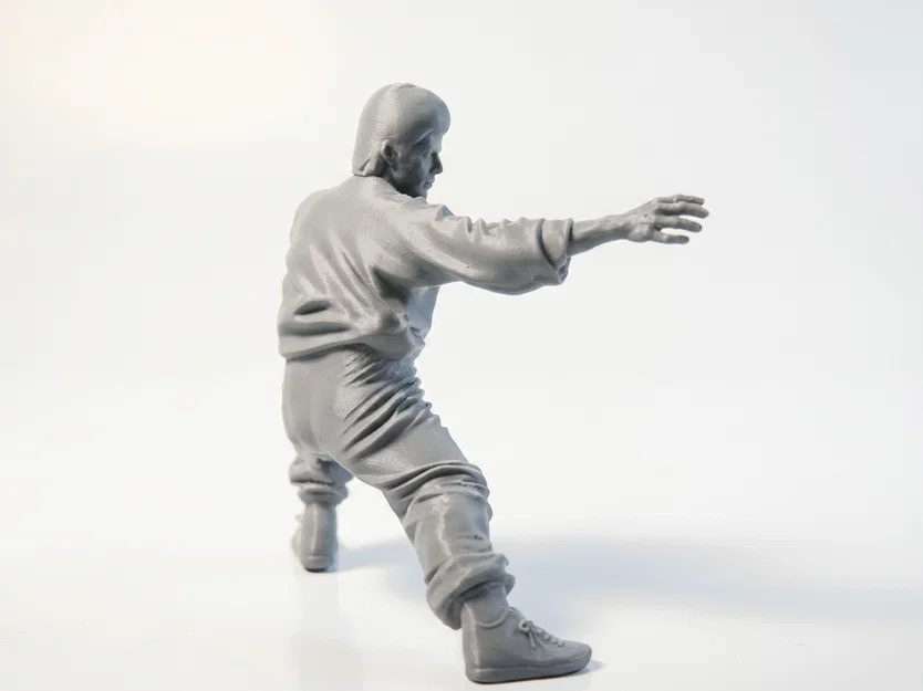 Mô hình 3D Bruce Lee - Võ sĩ huyền thoại in ấn được - Image 3
