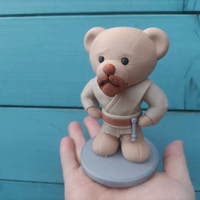 Mô hình OBEAR-Wan Kenobi - Chú gấu Jedi đáng yêu