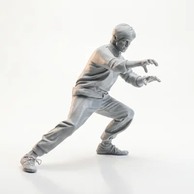 Mô hình 3D Bruce Lee - Tượng võ sĩ huyền thoại phim điện ảnh