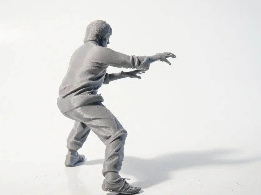 Mô hình 3D Bruce Lee - Tượng võ sĩ huyền thoại phim điện ảnh - Image 3