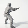 Mô hình 3D Bruce Lee - Tượng võ sĩ huyền thoại phim điện ảnh - Thumbnail 3