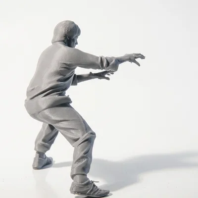 Mô hình 3D Bruce Lee - Tượng võ sĩ huyền thoại phim điện ảnh