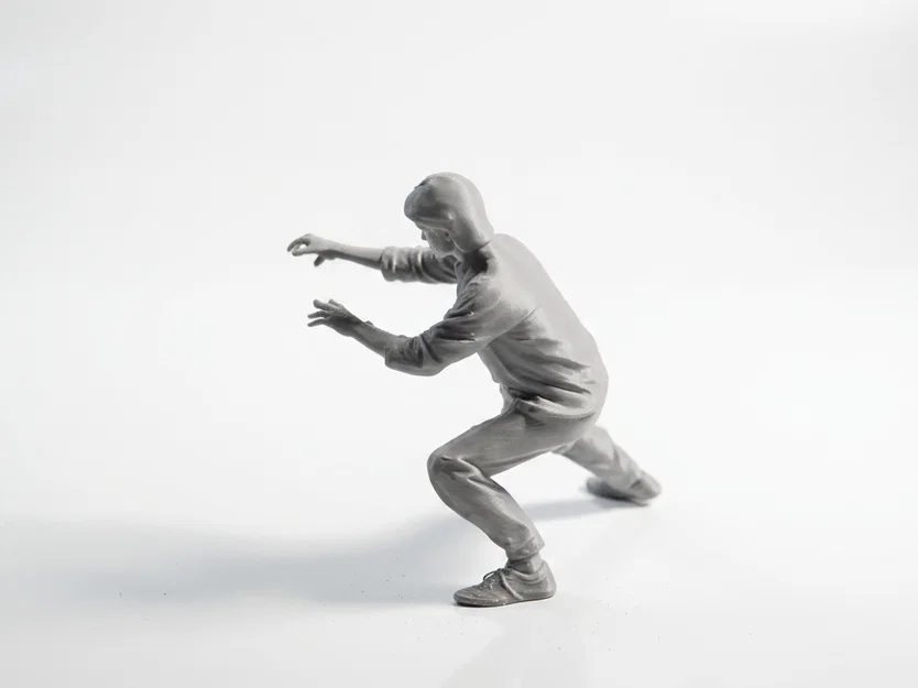 Mô hình 3D Bruce Lee - Tượng võ sĩ huyền thoại phim điện ảnh - Image 4