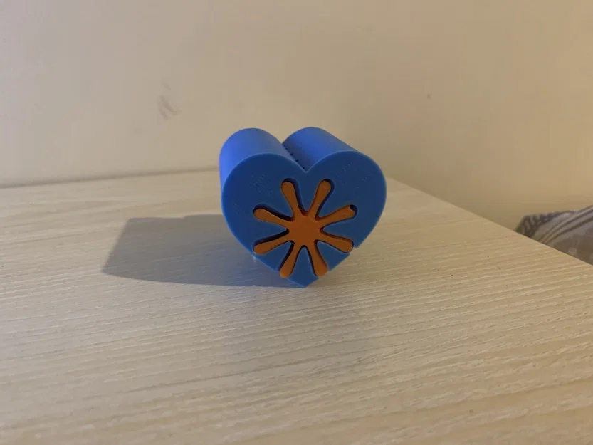 Spiral Heart: Đồ chơi Fidget xoắn hình trái tim in 3D cực chill - Image 4