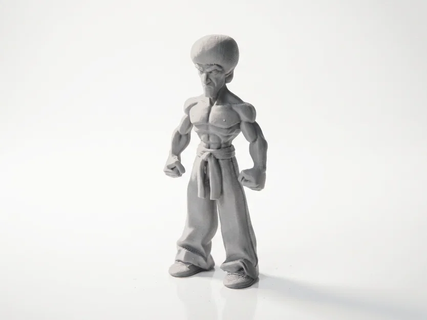 Mô hình 3D Bruce Lee - Tượng võ thuật kinh điển cho người hâm mộ - Image 1