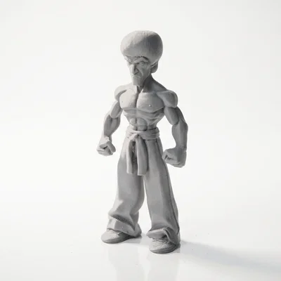 Mô hình 3D Bruce Lee - Tượng võ thuật kinh điển cho người hâm mộ