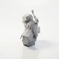 Tượng Geralt The Witcher Phong Cách Brutalist In 3D - Thumbnail 4