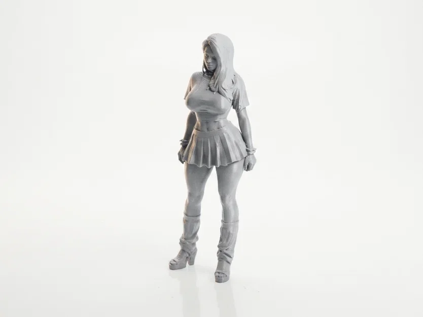 Mô hình nhân vật Gothic Woman 3D sắc nét - Image 1