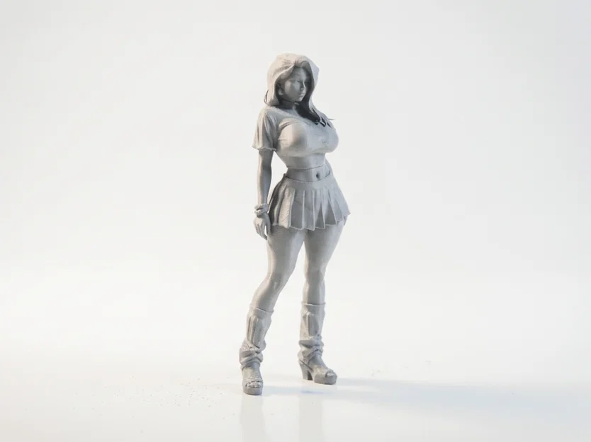 Mô hình nhân vật Gothic Woman 3D sắc nét - Image 2