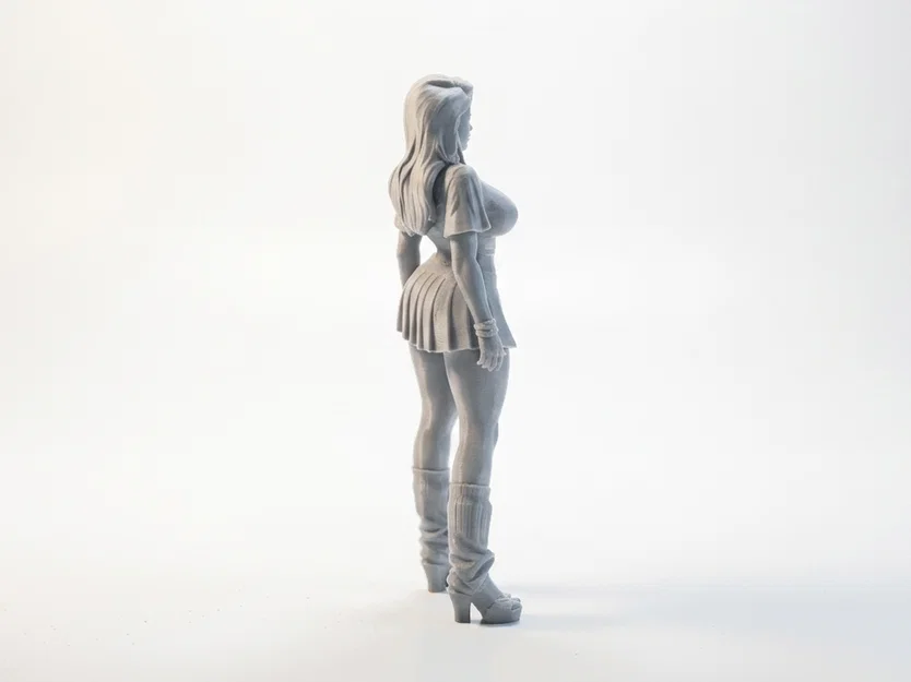 Mô hình nhân vật Gothic Woman 3D sắc nét - Image 3